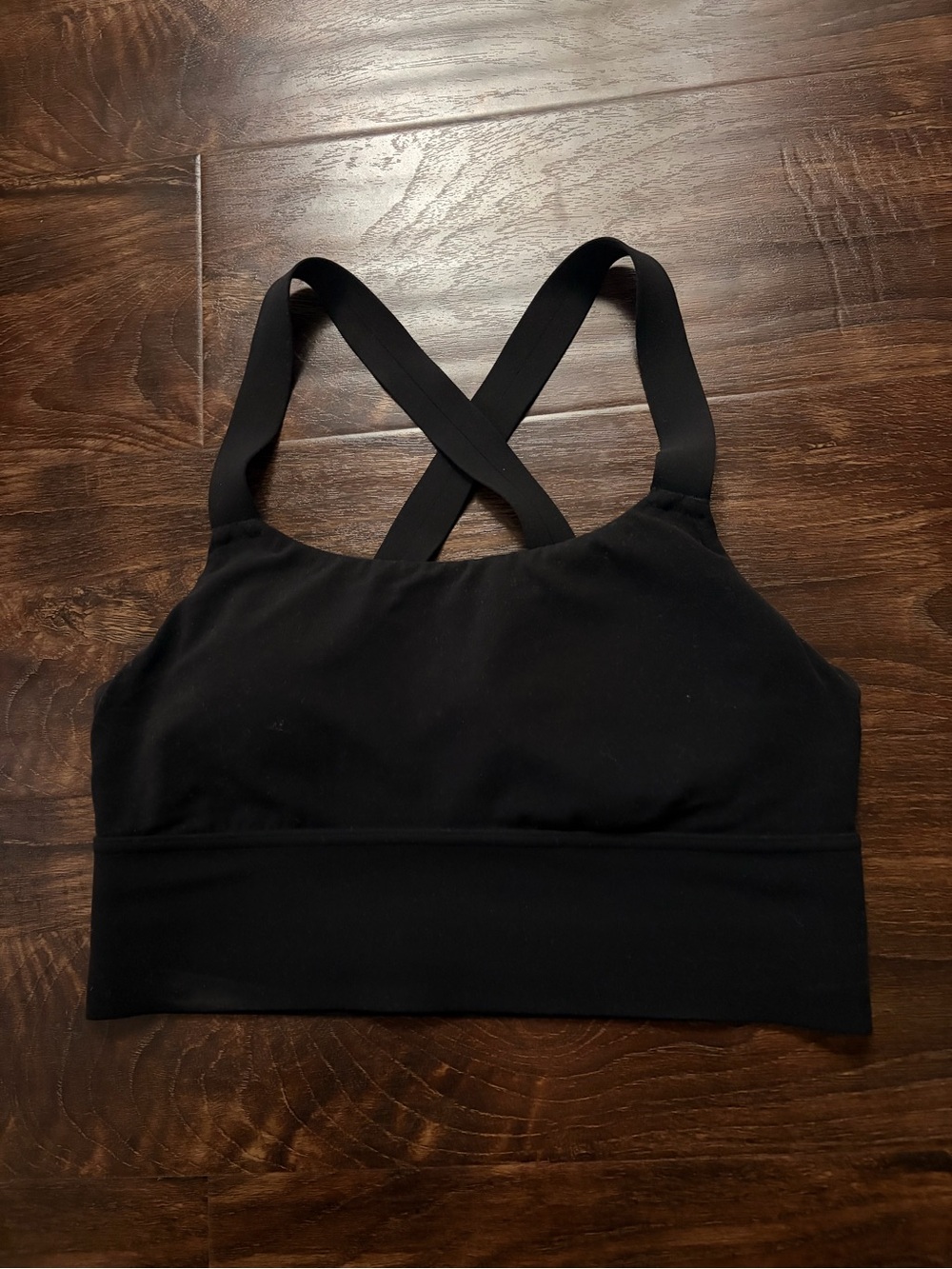 Athleta Black Longline High Impact Sports Bra
